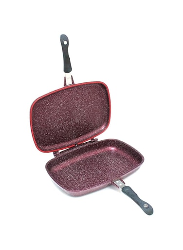 YOKOSAKI GRILL PAN GRILLPAN DC743 36CMمقلاة شواء مزدوجة