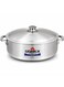 Imperial Aluminium Caldero 20 cm (2.5L) &acirc;&euro;&ldquo; Shallow Cooking Pot with Lid, Even Heat Distribution, Durable Side Handles, Dishwasher Safe, Ideal for Rice, Biryani, Curry &amp; Stews, Serves 2&acirc;&euro;&ldquo;3 Persons