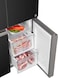 Haier Side by Side French Door 4 Doors Refrigerator Fridge Sorted Storage Natural Freshness Humidity Zone (HCS) Twin Inverter Technology My Zone Gross Capacity 700L Black Model HRF-700BG