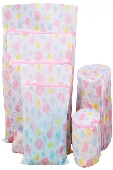 Printed Thickened Clothes-Washing Bag Multi Color