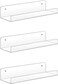 Sooyee Acrylic Shelves - 3 Pack 15 Inch Floating Wall Mounted Shelves for Kids and Home Decor