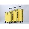 Levelo RoamTrio ABS 3-Piece Luggage Set with Scale, Combo Lock &amp; Double Wheels