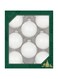 Christmas By Krebs Tree Ornaments - 67mm/2.625" Designer Glass Balls - Handmade Seamless Hanging Holiday Decorations for Trees - Set of 8 (Classic White Velvet)