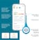 Kinsa Smart Thermometer For Fever - Digital Medical Baby, Kid And Adult Termometro - Accurate, Fast, Fda Cleared Thermometer For Oral, Armpit Or Rectal Temperature Reading - Quickcare