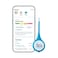 Kinsa Smart Thermometer For Fever - Digital Medical Baby, Kid And Adult Termometro - Accurate, Fast, Fda Cleared Thermometer For Oral, Armpit Or Rectal Temperature Reading - Quickcare