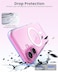 Muzz Ultra Clear Magnetic Military Grade Drop Protection Case Cover for IPhone 16 Plus, Magnetic Charging (IPhone 16 Plus)