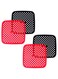 Duomama Silicone Air Fryer Liners - 4 Pack Reusable Mats for Anti-Skid Cooking, Food-Grade Accessories (21 cm/8.5inch), Easy Clean-Up, Enhanced Cooking Experience