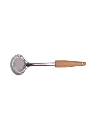 Life Stainless Steel Soup Ladle Silver/Brown 30 x 8.6 x 7cm