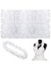 48 Pcs White Flower Lei for Wedding Bulk Plastic White Flower Leis Luau Hawaiian Beach Wedding Hawaiian Garland Necklace Luau Apparel Accessories for Wedding Party Dress up