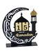 Lukione Ramadan Countdown Calendar,Eid Mubarak Decoration DIY Ramadan Decoration, Party Islam Muslim Accessories,Eid Decor for Home Office Table