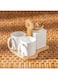 HOME Princess 5-Pc Mug Set &acirc;&euro;&ldquo; Elegant Coffee &amp; Tea Mugs, Durable Dishwasher Safe Cups, Perfect Kitchen Drinkware for Home &amp; Office, Ideal Gift for Coffee Lovers 17.2x20x16.5 cm White