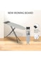 Adjustable Ironing Board with Iron Rest- Thick Felt Padding &amp; Heat Resistant Cover for Easy Pressing