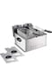 6l Double Deep Fryer Stainless Steel &ndash; Dual Basket, Window Lid, Timer, Temp Control, Kitchen