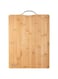 ECVV Extra Large Premium Bamboo Cutting Board, Wooden Chopping Board Kitchen Cutting Board With Juice Grooves. Natural Bamboo