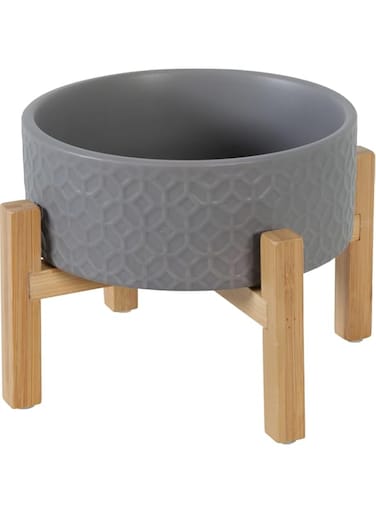 Zolux Keramo Ceramic Bowl Solo Grey 700 ml