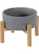 Zolux Keramo Ceramic Bowl Solo Grey 700 ml