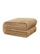 Warm Flannel Fleece Blanket Fabric Coffee 70 x 90cm