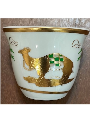 -Piece Arabic Coffee Cup Set Gahwa cup with Camel photo30centimeter