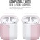 Keybudz Podskinz Airpods 2 &amp; 1 Case Front LED Visible Protective Silicone Cover And Skin Compatible With Apple Airpods Without Carabiner Pretty In Pink