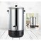 40L Electric Water Boiler 2500W Stainless Steel Tea Urn Hot Water Dispenser with Tap