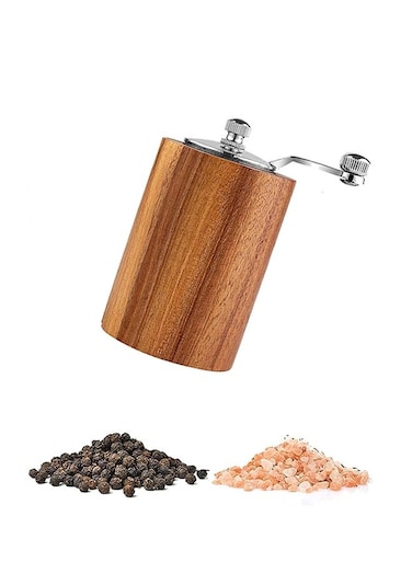 Pepper Grinder Kitchen Manual Solid Wood Pepper Black Pepper Mill Household Sea Salt Pepper Grinding Bottle for kitchen Spice