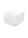 East 4-Pack Clear Pp Fridge Storage Bins &acirc;&euro;&ldquo; Large Size, Multi-Purpose Organizer For Refrigerator, Pantry &amp; Kitchen 30 X 26 X 9.5Cm