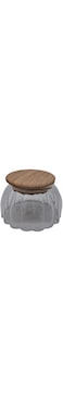 FITTO Cereal Dispenser Glass Jars with Lids &ndash; Airtight Kitchen Storage Containers for Dry Food, Coffee Beans, Tea, Sugar, and Candy