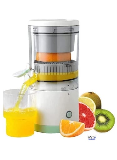 Portable Blender &amp; Electric Citrus Juicer - Rechargeable Hands-Free Masticating Orange &amp; Lemon Squeezer with USB Travel Cup, Compact, Lightweight, Wireless Convenience, Efficient for Citrus Fruits, One-Touch Operation for Home, Office &amp; Travel
