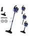 Vacuum Cleaner 4-In-1 Powerful 600W Motor, 17000Pa Strong Suction Power Stick &amp; Handheld Vacuum Cleaner Ultra Quiet, 5M Long Cord, 2 HEPA Filters Vacuum for Home/Kitchen/Car/Floor/Carpet - Blue