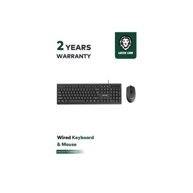 GKM-100 Wired Keyboard &amp; Mouse Combo with 1000 DPI Precision Mouse