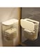 THMINS hanging Laundry,Dirty Clothes Basket,Toilet Room Hanging Dirty Clothes Basket Keep Tidy with Lid