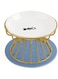 dorakitten cat bowl-raised cat food bowl,elevated cat feeder bowl stand, food &amp; water anti vomiting shallow ceramic cat dish, with non-slip mat pet bowl for all cat, 09W4111RF6NI64UV6