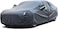Car Cover Sunscreen UV Protection, Full Exterior Cover with Mirror Pocket/Driver Door Zipper/Warning Strip, Outdoor Vehicle Body Cover Wind/Water/Weatherproof Universal for Van SUV Jeep(525x195x185cm)
