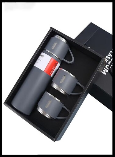 Coffee Mug with Handle for Hot and Cold Drinks Grey Colour