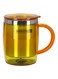 Double Wall Travel Mug Ss Inner Pot Hot Cold Orange/Yellow