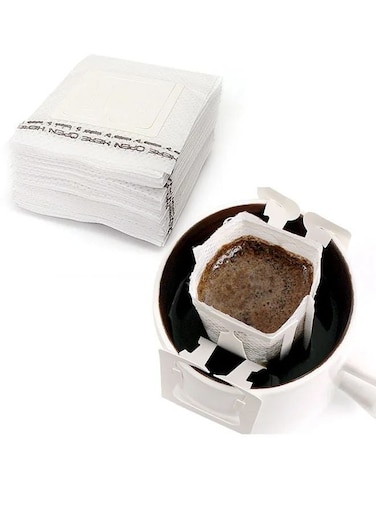 Japanese Drip Coffee Filter Paper Bag White