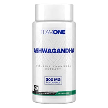 Team One Life Ashwagandha, 60 Capsules, 300 mg