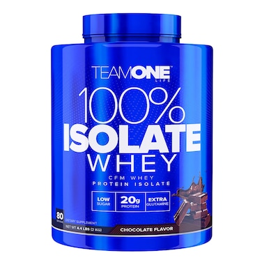 Team One Life 100% Isolate Whey, Chocolate, 2 Kg