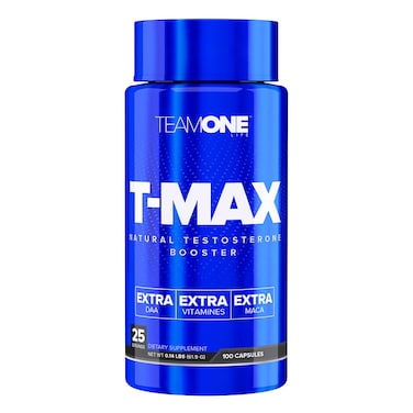 Team One Life T-Max Testosterone Booster, 100 Capsules