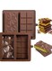 Bar Mold Deep Dubai Large Silicone Chocolate Break Apart Candy Bar Molds for Stuffed Knafeh Pistachio Mold for Filling