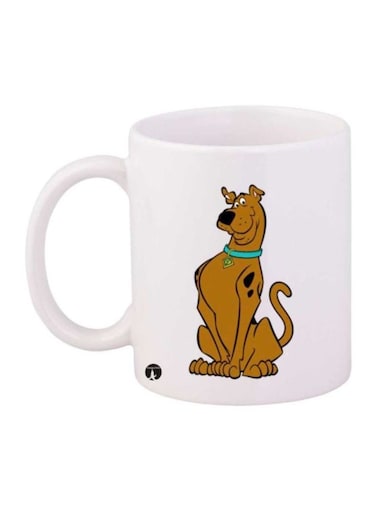 Scooby Doo Printed Mug White/Brown/Black