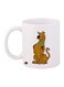 Scooby Doo Printed Mug White/Brown/Black