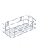 Stainless Steel Multipurpose Kitchen Storage Rack/Wall Mount Hanging Stand Bedroom/Bathroom Shelf (Silver) Pack of 1