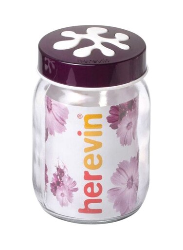 Plain Jar 1.5L Clear/Purple/White