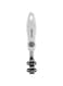 Stainless Steel Knife Sharpener Dishwash Safe, Mark Stains Resistant, Silver/Marble Handle