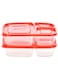 Lock &amp; Lock EZ LOCK RECT. CONTAINER 965ML 2P SET