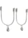 DAUB English Spurs, A Pair English Stainless Steel Horse Spurs with Roller Ball, Horse Boot Spurs Horse Riding Spurs for Boots Women for Horse Training, Equestrian Competition