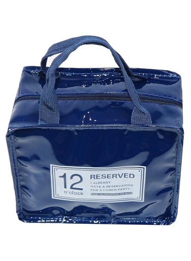 Bomocillio Lunch Bag, Waterproof Insulated Lunch Bag Women Men kids Reusable Thermal Lunch Box Snack Picnic Bag Tote Mini Lunchbox Ice Bag for Shcool Swim Fishing Picnic Small, Blue