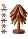 Wooden Trivets for Hot Dishes,Tree-Shaped Collapsible Hot Pads with Stand,Heat-Resistant and Slip-Resistant,Mold-Resistant,for Dining Table, Kitchen and Restaurant Use