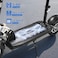 Crony V10 Big LCD Display Electric Scooter With Seat, 1200W Motor, 40-55Km/H Speed, 120Kg Max Load, Front/Rear Shock Absorber And Brake System, LED Base Light, Turn Signal, Triple LED Lights, Black